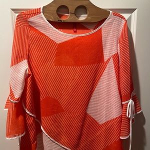 Women’s Orange Flowing Top